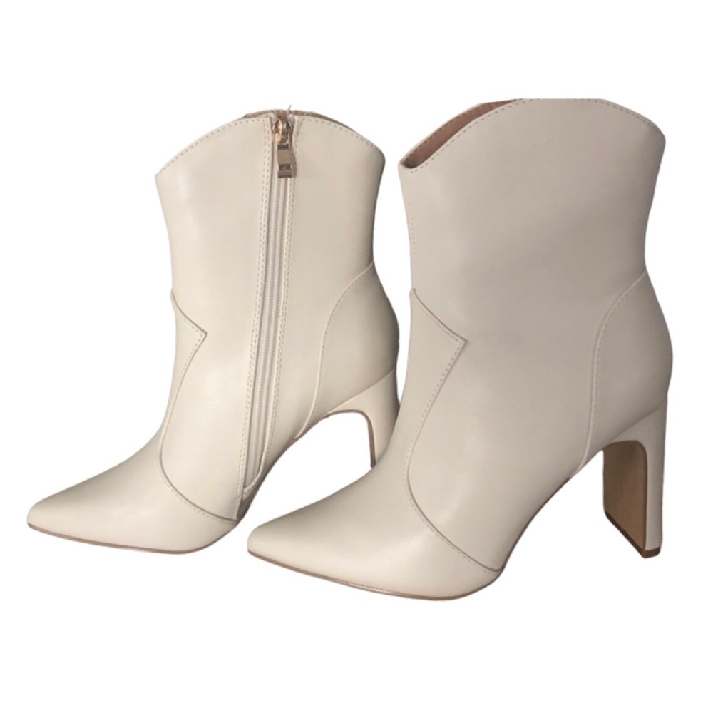 🆕 Faux Leather Ankle Booties